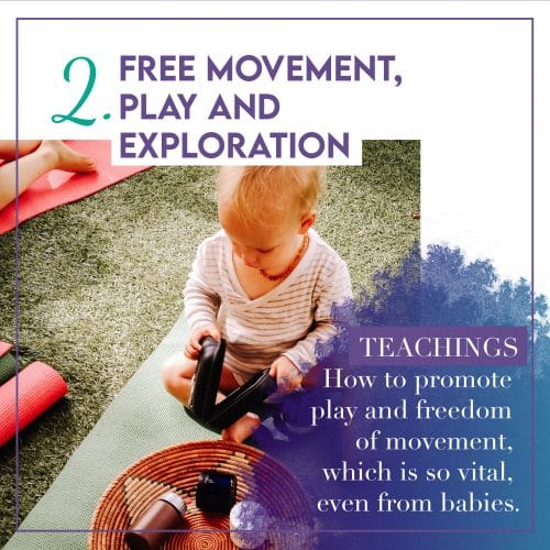 Free movement and play, module 2 in Montessori mentoring programme
